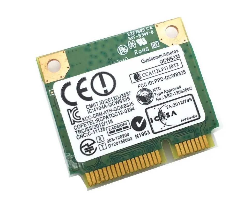 Карта для Qualcomm Atheros QCWB335 беспроводная wifi Мини карта CN 0C3Y4J Dell DW1705 sony samsung|Сетевые