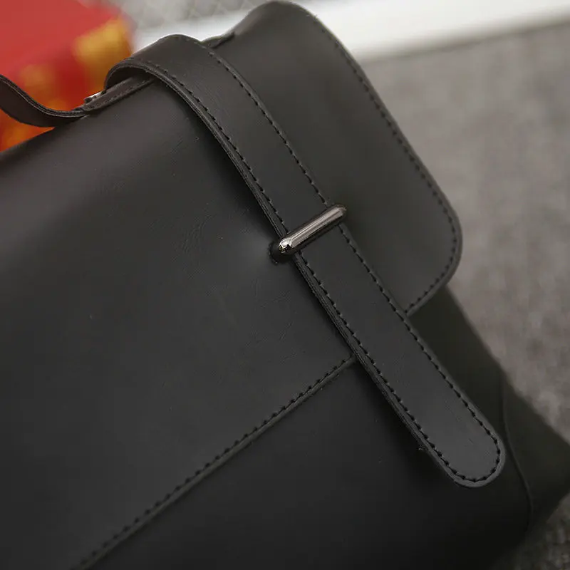 Модный мужской портфель, кожаная мужская сумка, 12 дюймов, сумка для ноутбука, деловая сумка на плечо для мужчин