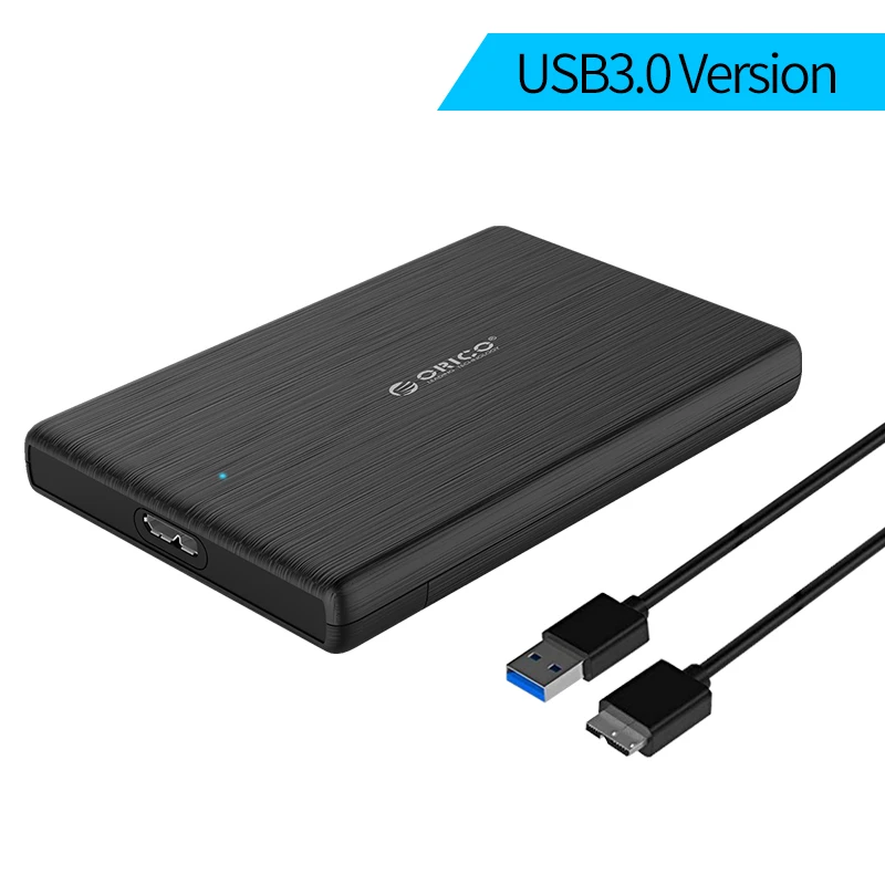 Чехол ORICO HDD 2,5 SATA для USB 3,0, корпус для жесткого диска SSD, коробка для жесткого диска, Тип C 3,1, чехол с поддержкой UASP HD, внешний жесткий диск - Цвет: USB 3.0 Version