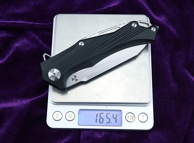 LEMIFSHE JK3287-G10 Флиппер D2 стальное лезвие G10+ стальная ручка Открытый охотничий Карманный кухонный фруктовый Складной Нож EDC инструмент