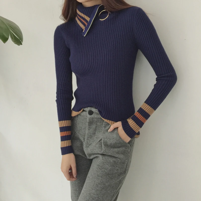 Blusas De Inverno Feminina настоящий свитер женский 2018 продажа основной пряжи высокий