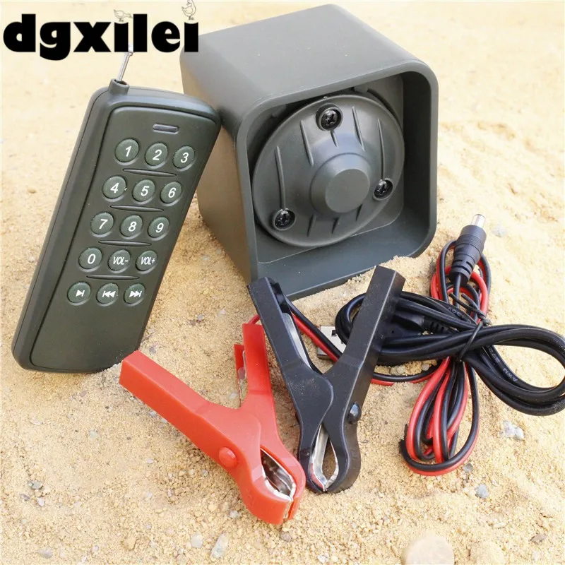 

50W 100m Remote Control Electronics Hunting Mp3 Bird Caller Sounds Player Hunting Decoy &Timer On/Off