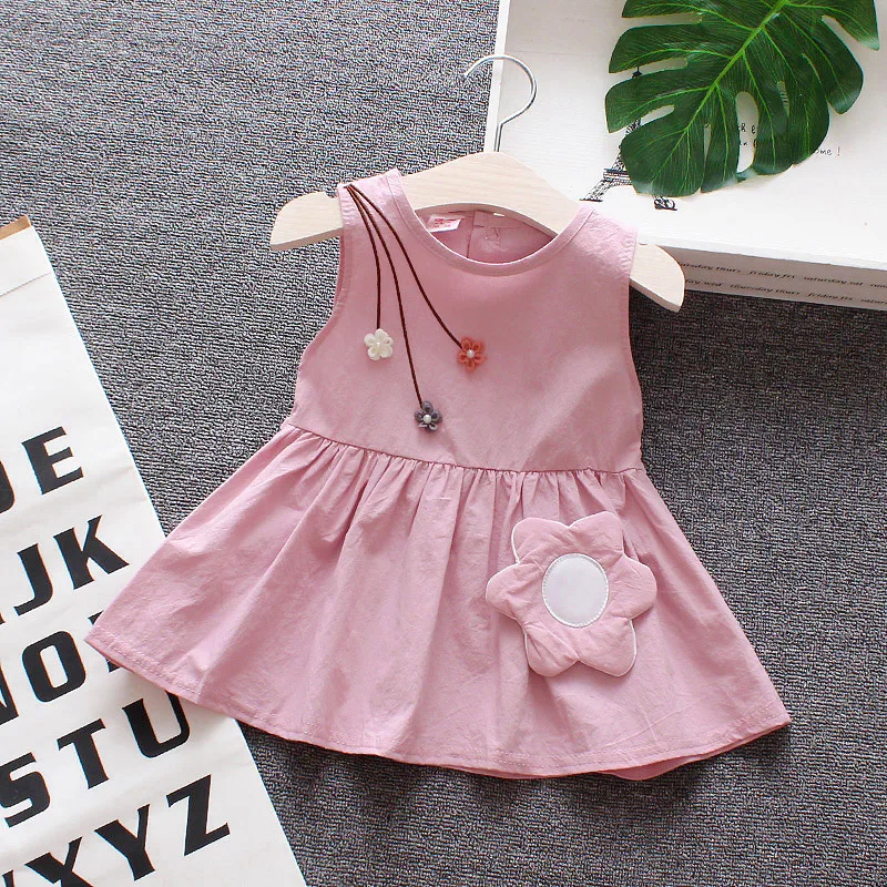 

Summer Girl dress Baby sleeveless Korean edition cotton Princess