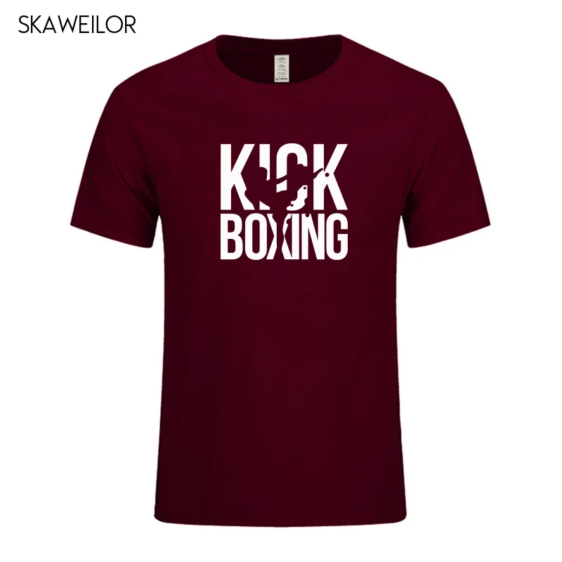 Kick Boxinger MMA мужская футболка хлопковые летние футболки с коротким рукавом для