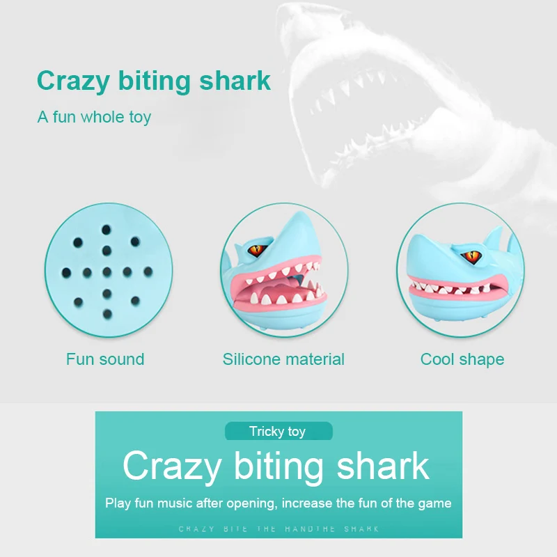 Кусающий палец Акула стоматолога игрушки для детей взрослых забавная игра бит