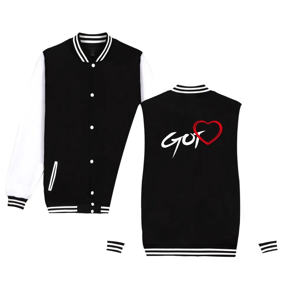 Kpop GOT7 Vol.2 сезон весна-осень бархатные бейсбольные толстовки Корейская