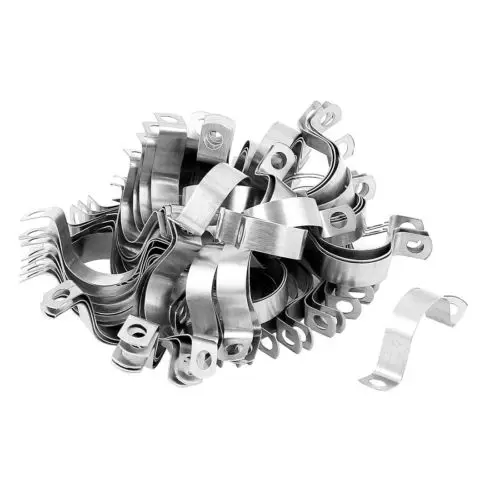 3/4 &quotНержавеющая сталь два отверстия трубы зажим для ремня Держатель с