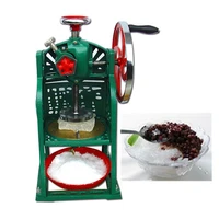 fruit red beans milk ice cream snow cone machine manual ice crusher smoothie making machine