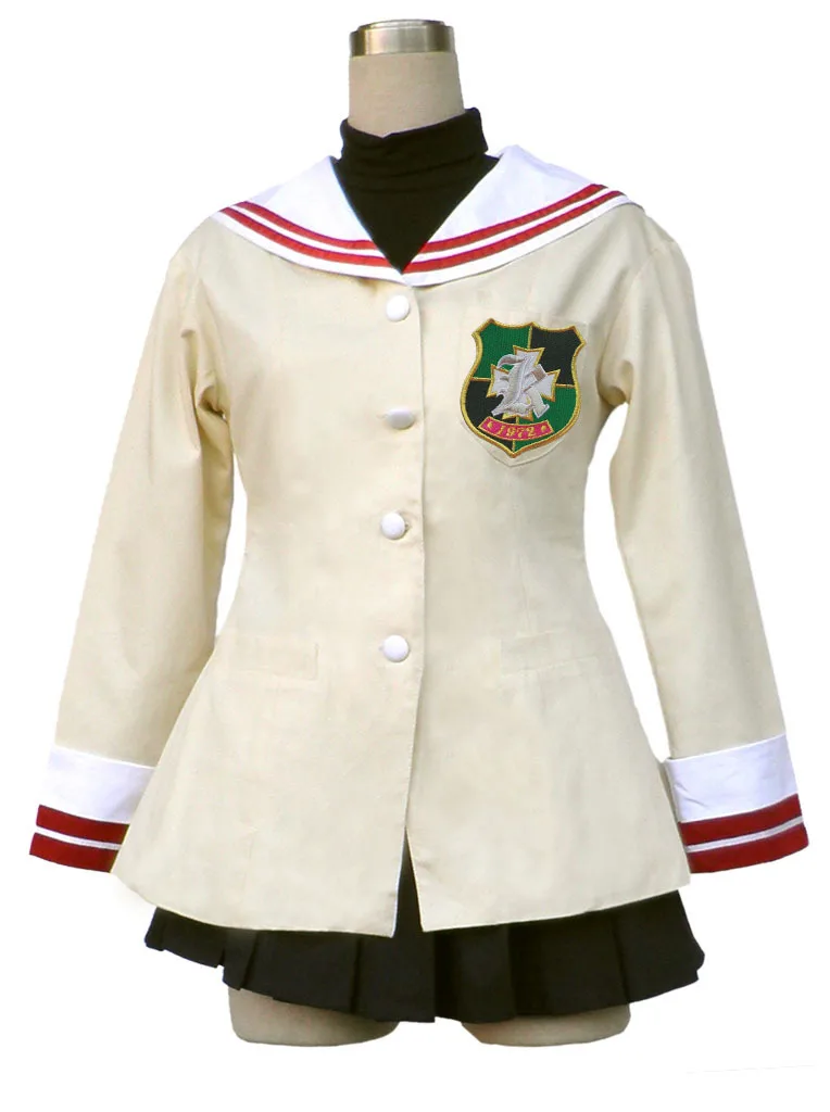 Костюм для косплея Clannad Fuko Ibuki школьная форма полный комплект старшей школы |