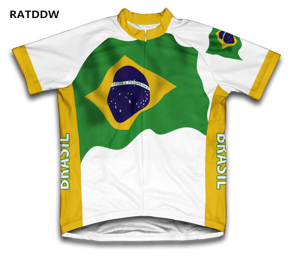 

Brasil Flag ropa ciclismo Cycling jersey/Quick-Dry Maillot Ciclismo Cycling Clothing Bike/Racing Bicycle Clothing Sportwear