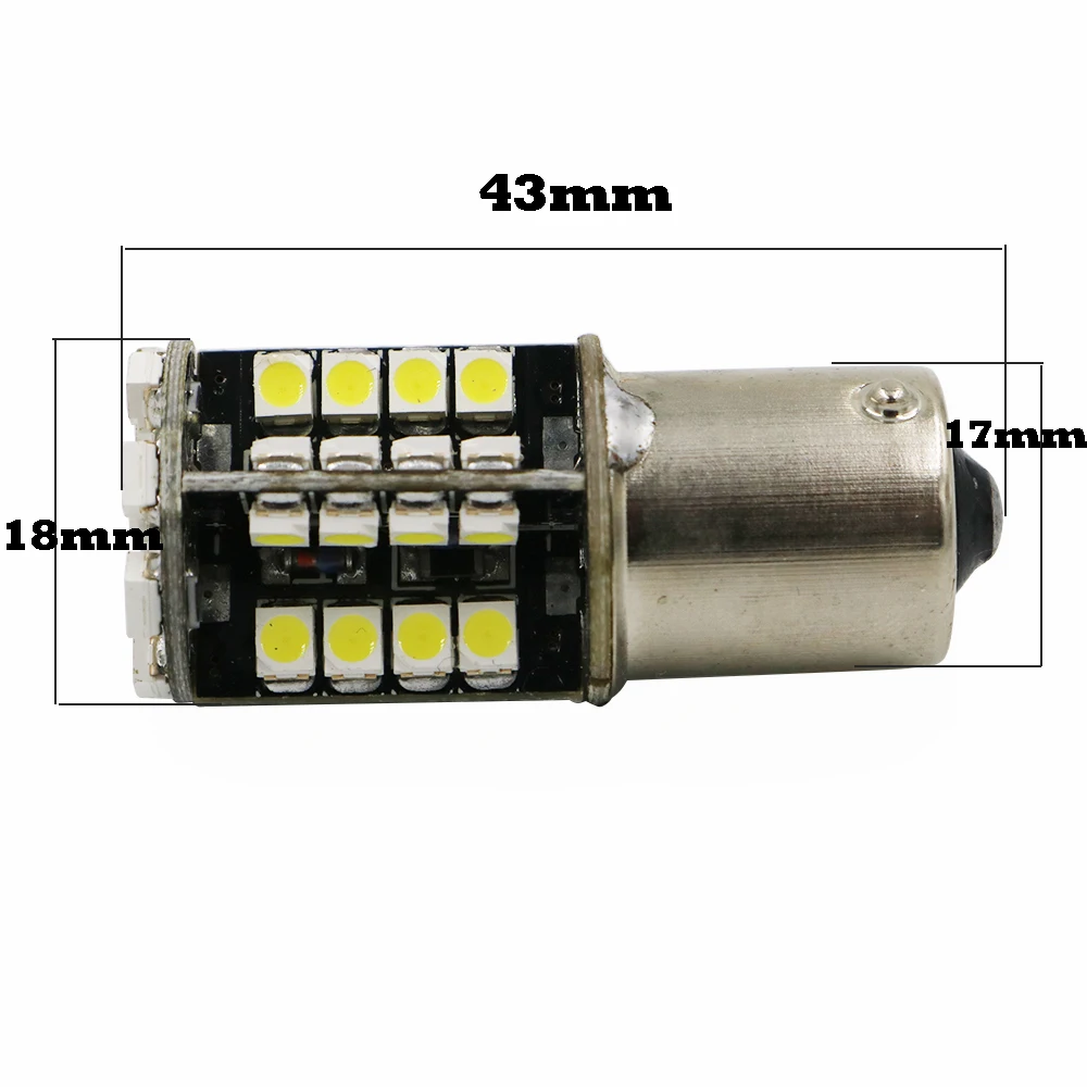 Автомобильные светодиодные лампы Canbus P21W BA15S/1156 44SMD 1156 Ba15s 1210 12 В | Автомобили и