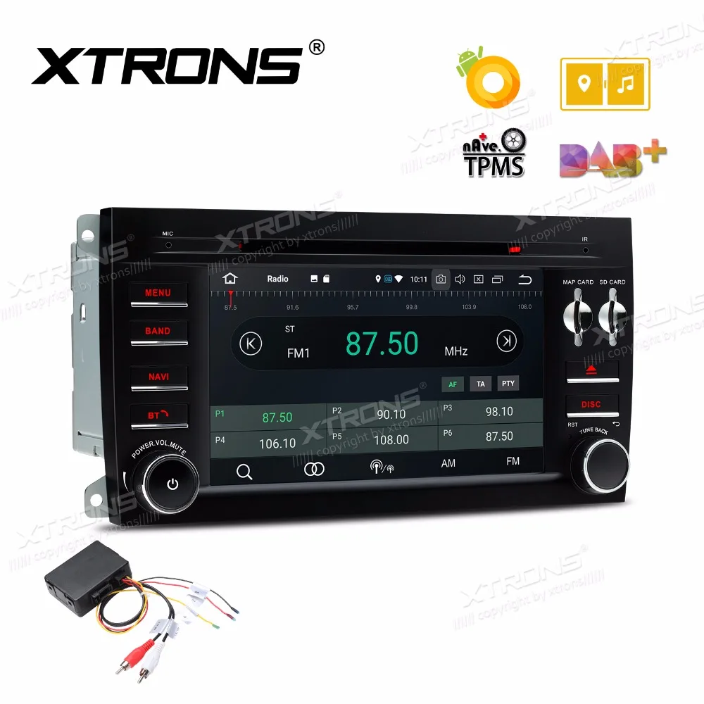 XTRONS 7 ''Восьмиядерный Android 8 0 Автомобильный DVD радио плеер GPS для Porsche Cayenne S GTS Turbo