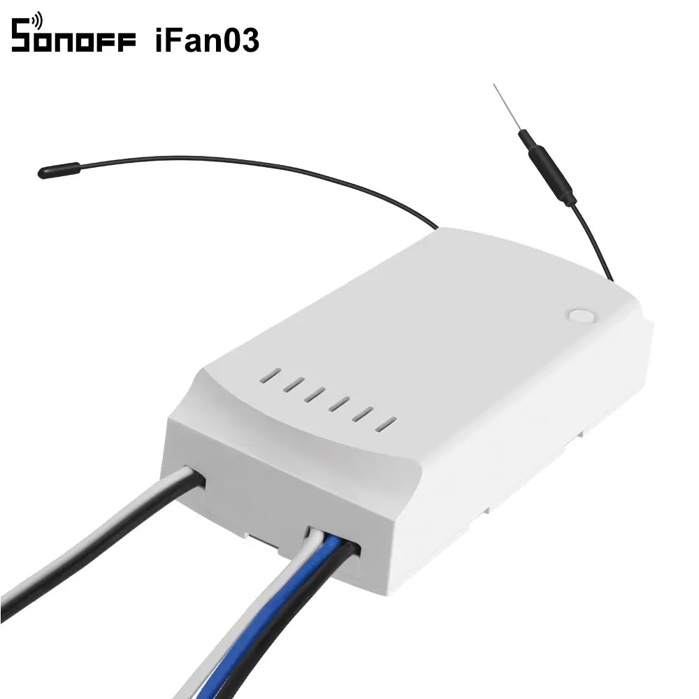 Умный переключатель вентилятора SONOFF iFan03 Wi Fi потолочный вентилятор/светильник
