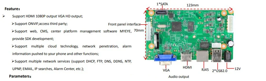 16CH* 5MP 4MP 1080P H.264/H.265 сетевой цифровой видеорегистратор NVR ONVIF P2P Cloud CMS XMEYE поддержка 1 SATA MAX 8T