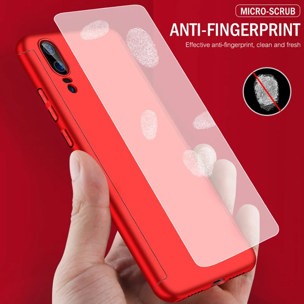 Роскошный чехол на 360 градусов для Huawei Y7 Pro 2019 ПК Fundas Y9 Y5 Y6 2017 2018 со стеклом |