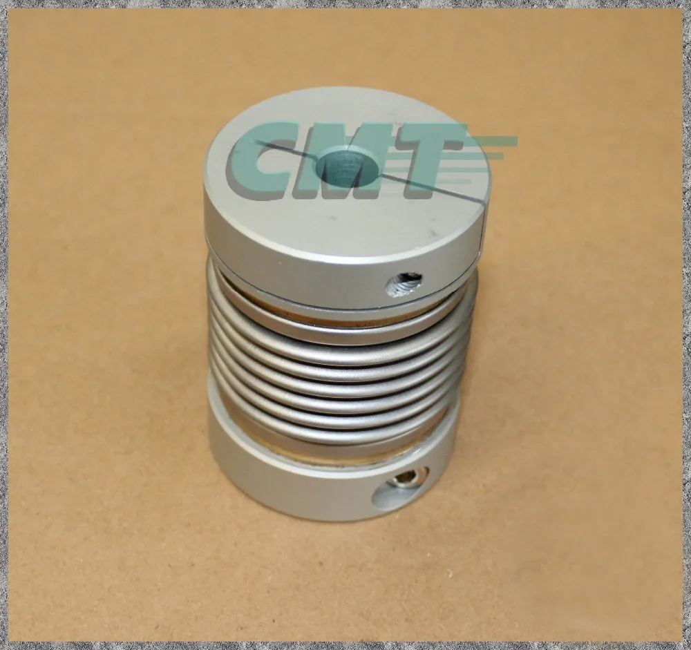 

Clamping Aluminum bellows coupling High sensitivity and High Torque Coupling for Encoder test machine D=40 L=62 D1&D2 at 10-20MM