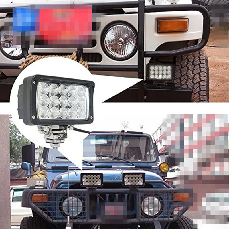 45 Вт светодиодный рабочий светильник 15 s 6x4 3800lm может занять от 10 до 30v точечный луч