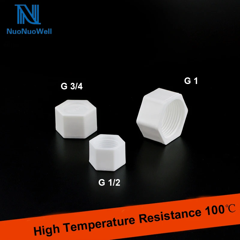 

NuoNuoWell 1/2 ''3/4'' 1 ''Женская Резьбовая Торцевая крышка POM труба водостопа отверстие стоп садовые фитинги для ирригационных систем вставная вилка