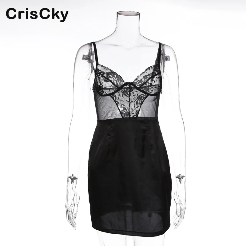 CRISCKY модные женские платья с v образным вырезом без спинки Спагетти ремень Bodycon