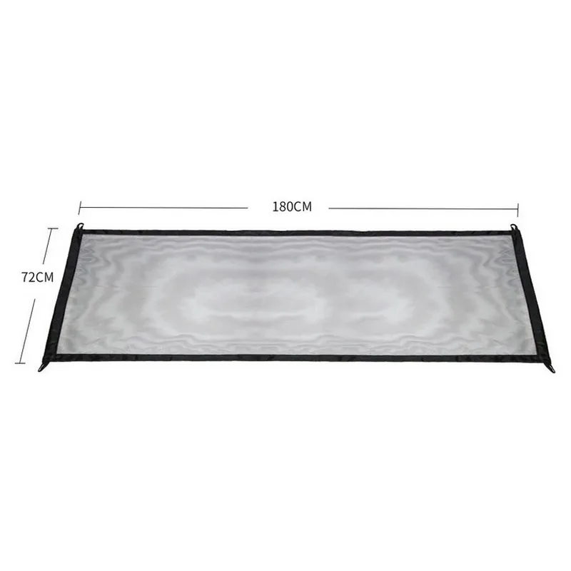 180x72cm Детские Безопасные дверные дорожки складные безопасные Защитные изделия сетки Волшебные ворота для домашних животных для собак детские безопасные защитные Детские забор для детей - Цвет: 180x72cm