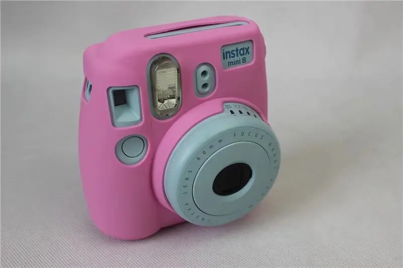 Камера видео сумка ПВХ силиконовый чехол для Fujifilm Instax Mini 8 Fuji защитный чехол|video