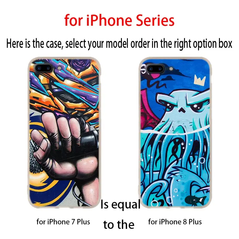 Граффити обои Мягкий силиконовый чехол для телефона чехол для iPhone 11 Pro 7 8 Plus XR XS Max 4 5 5S SE 6 6s чехол Funda Etui чехол s