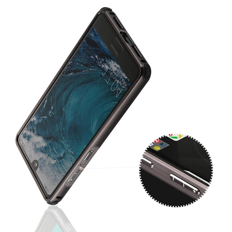Чехол для AQUOS S2 5 дюймов матовая задняя крышка жесткий чехол с металлическим