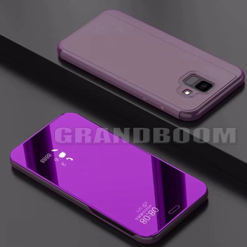 10 шт. кожа флип умный зеркальный чехол для samsung A20E A10E A10S A20S M30S M30 M20 M10 A90 A80 A70 A60 A50 A40 с подставкой