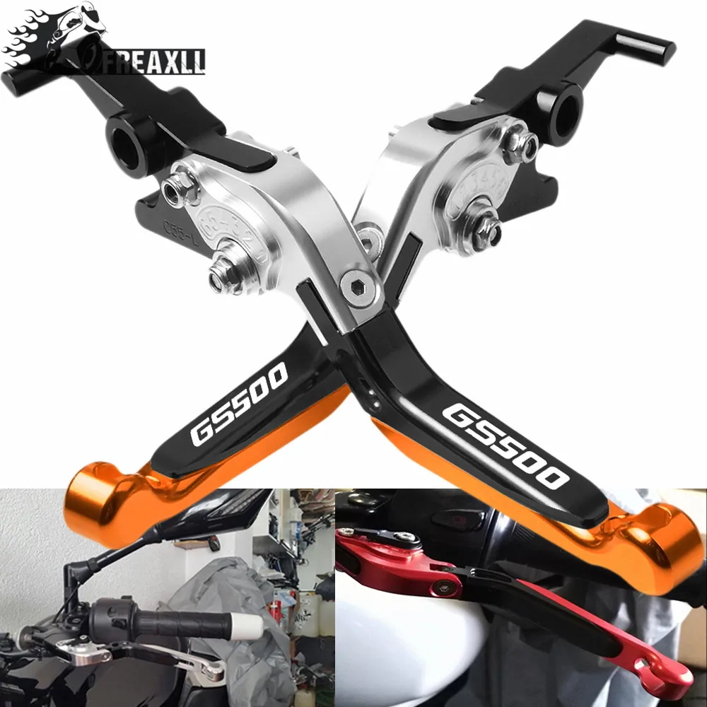 

For Suzuki GS500 1989-2008 Adjustable Extendable Folding CNC Aluminum Motorcycle Accessories Brake Clutch Levers Handle Grips