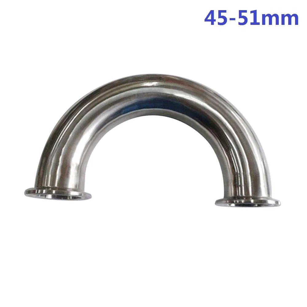 OD45 51mm Tri Clamp 64 мм 316 нержавеющая сталь санитарно 180 градусов U Тип штуцера обратного
