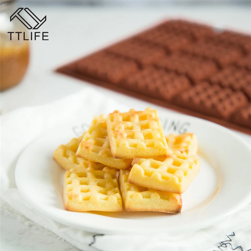 TTLIFE силиконовые вафли форма для гриля шоколадного печенья Форма выпечки торта