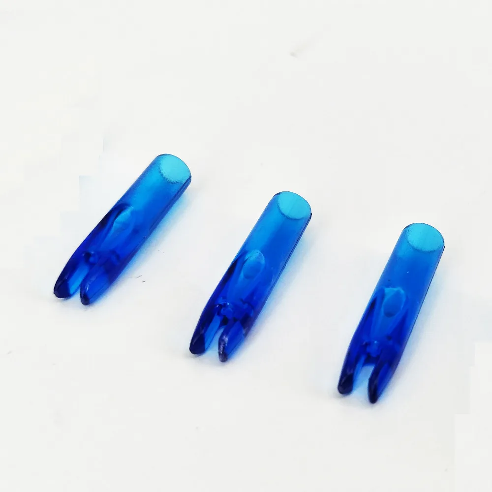 

Free Shipping, 100Pcs/Lot Hot-Sale Hunting Archery Arrow Nocks For shaft 6 mm Plastic Tails Composite Recurve Bow accessories