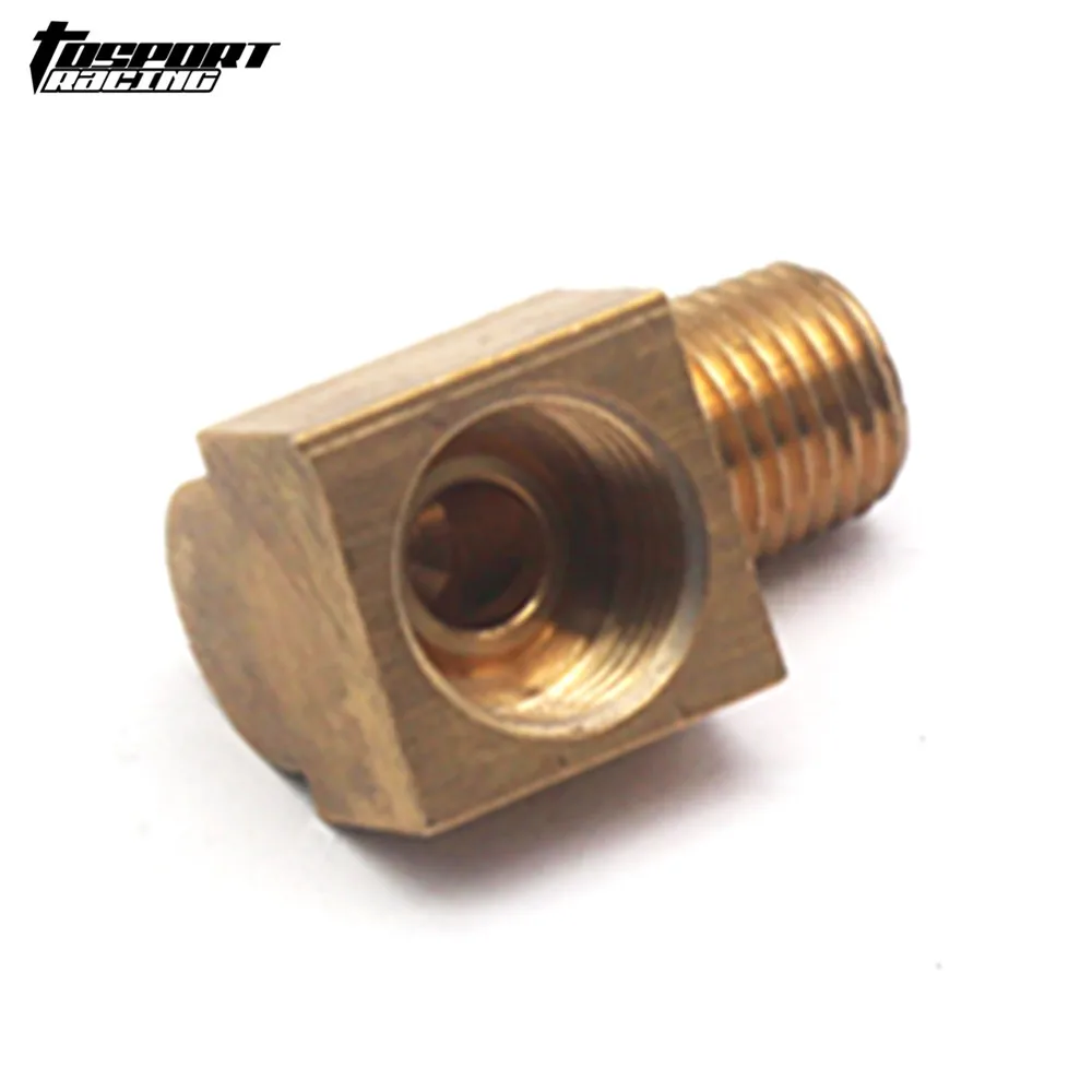 90 градусов 5/8 &quot-18 UNF гнездо до 1/4&quot NPT Мужской Механический датчик температуры