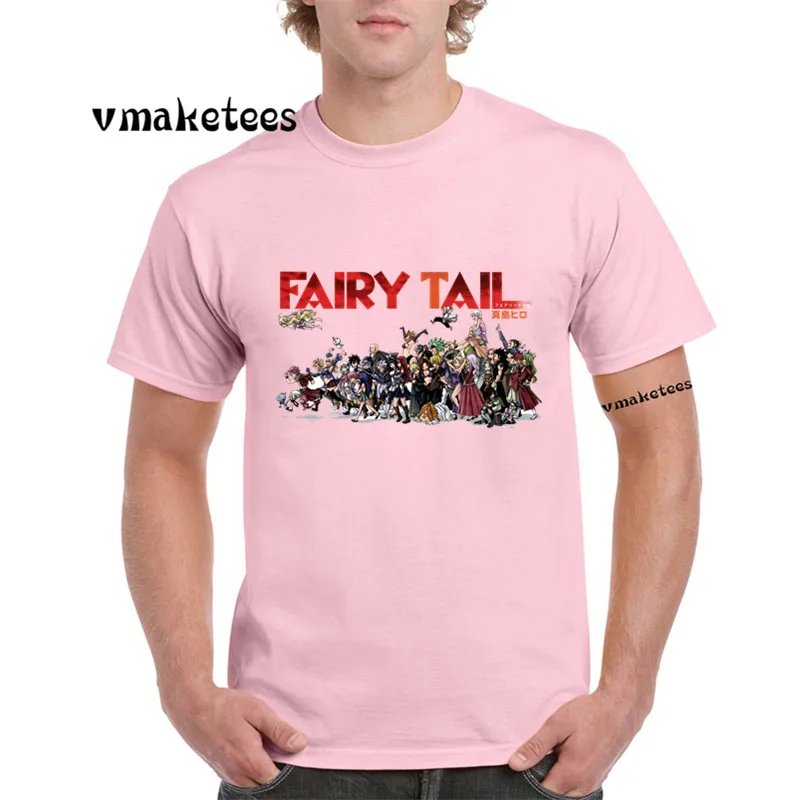 Аниме Fairy Tail футболка с круглым вырезом короткими рукавами Fairytai Etherious Natsu Dragneel