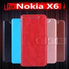 Горячая распродажа! Чехол для Nokia X6, Модный чехол для телефона matallic sense, кожаный флип-кошелек 5,8 дюйма для Nokia 6,1 Plus X6 TA-1099, чехол