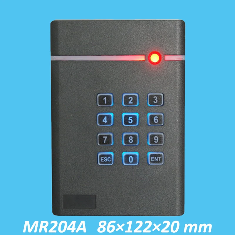 

wholesale Waterproof Card & Password Slave Reader Wiegand Card Reader for Door Access Control System keypad Rfid Slave Reader