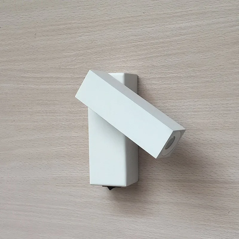 Новинка! Проводная лампа для чтения в минималистическом стиле матовая белая с