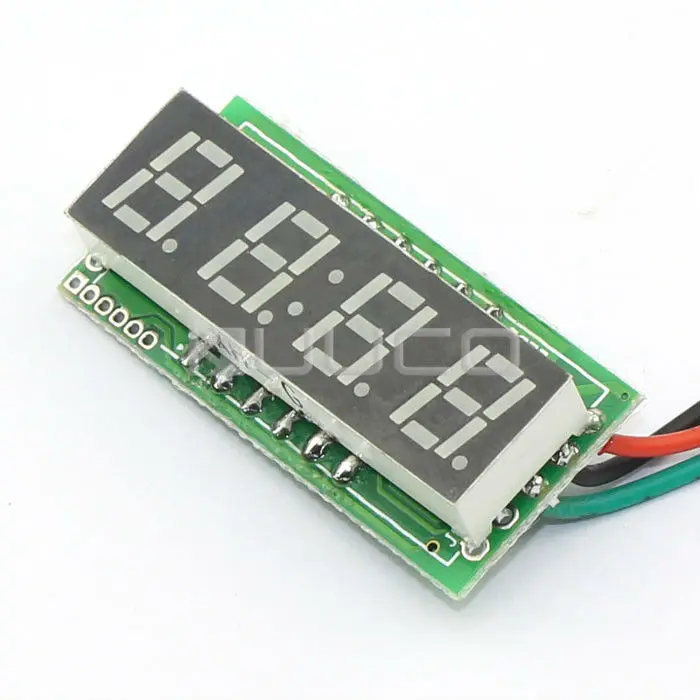 5 шт./лот авто зеленый 0.28 " 0 - 33 В мини-dc цифровой из светодиодов вольтметр
