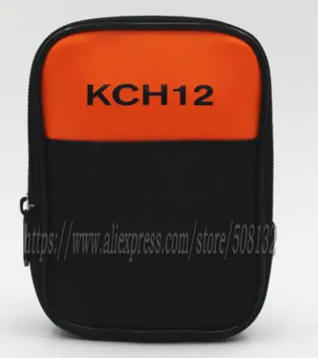 KCH12-O Оранжевый мягкий чехол, сумка KCH12 KCH16 KCH17 KCH18 KCH19 KCH20, используется для клещевых измерителей, мультиметра KYORITSU Fluke Uni-T HIOKI Testo Sanwa - Цвет: KCH12-O