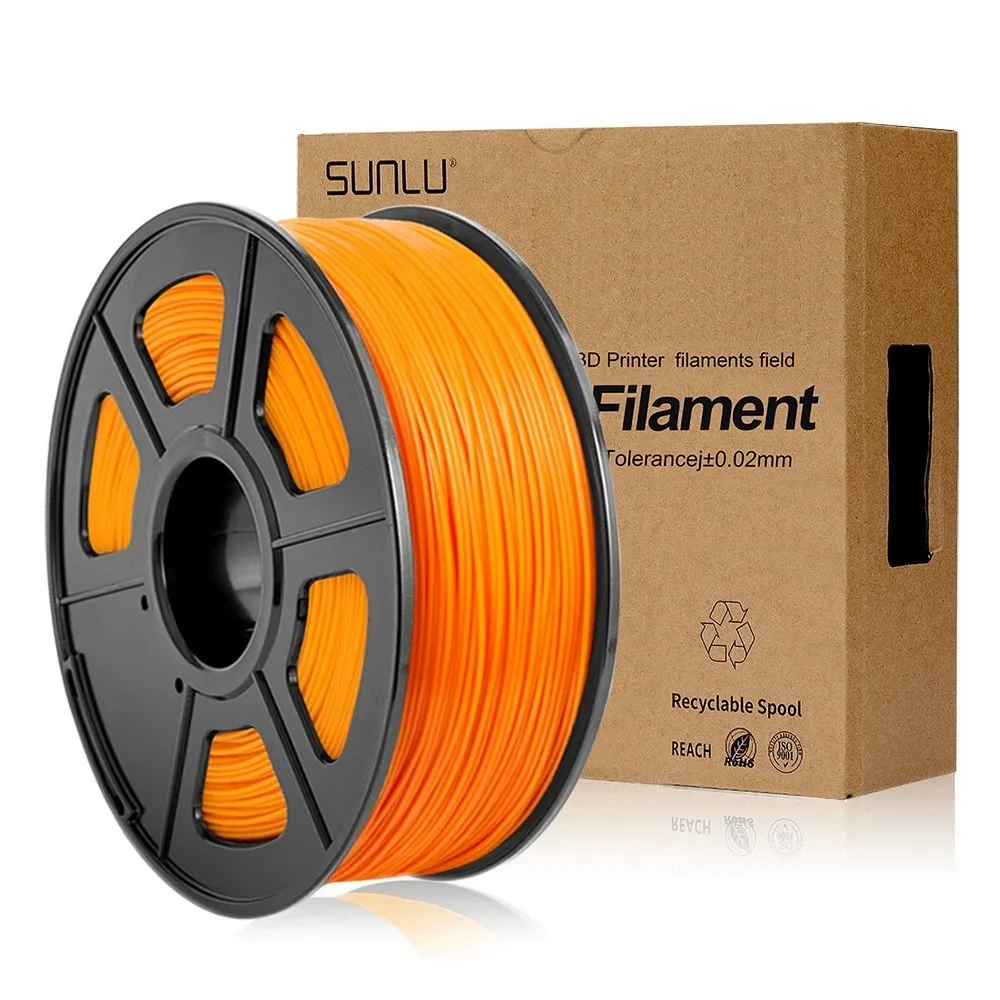 SUNLU PLA+ 3D нить 1,75 мм для FDM принтера 3D ручка для печати расходные материалы 1,75 мм Пластик PLA плюс экструдер нить для DIY ремесла