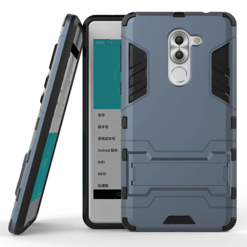TANZ чехол для huawei Honor 6X ТПУ + PC с подставкой жесткий пластик двойная степень защиты