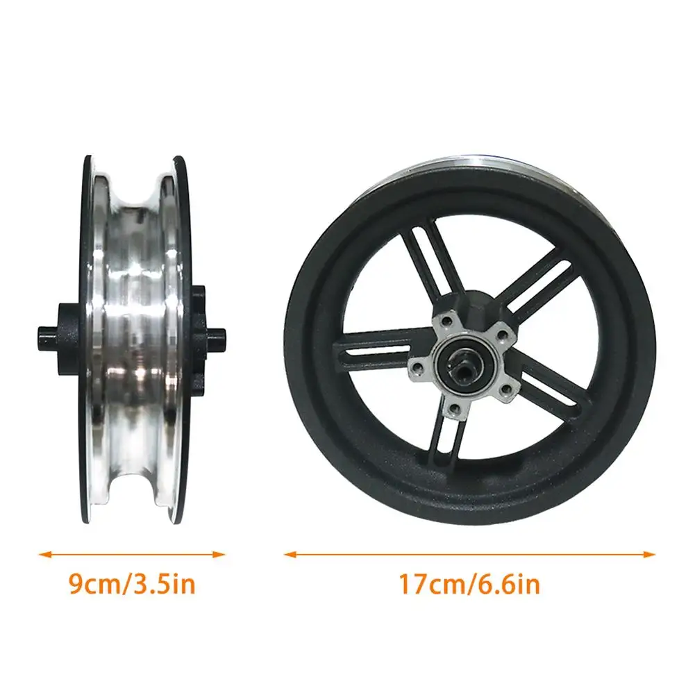 

Electric Scooter Wheel Hub Aluminum Rear Wheel Hub With Original Axle For Xiaomi M365 Scooter Parts