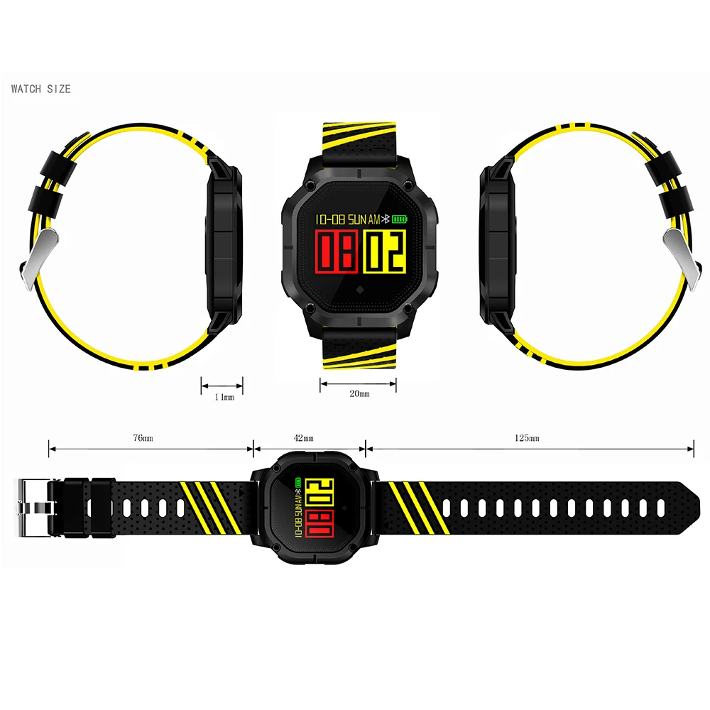 

Sports Bracelet Watches Blood Pressure Monitor Smart Watch Men Sedentary Reminder for Android IOS Watch Digital Women