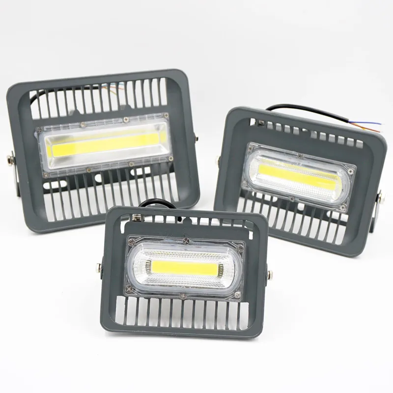 Светодиодный COB прожектор 30 Вт 50 100 IP65 AC 220 В Smart IC Точечный светильник напольный