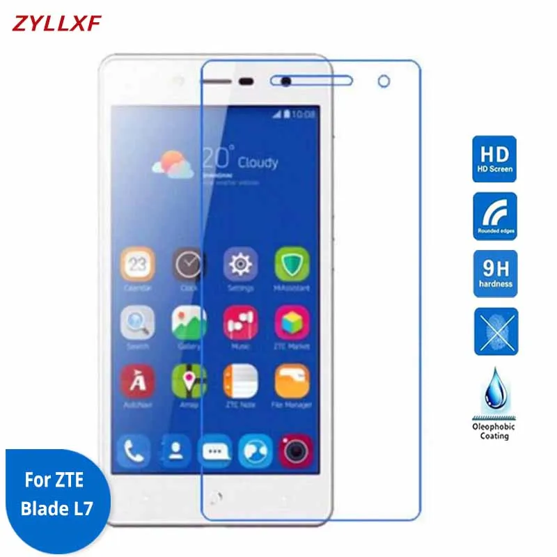 Для ZTE Blade L7 Защитная пленка из закаленного стекла 5 0 дюйма 9H 26 мм 2.5D для экрана на L