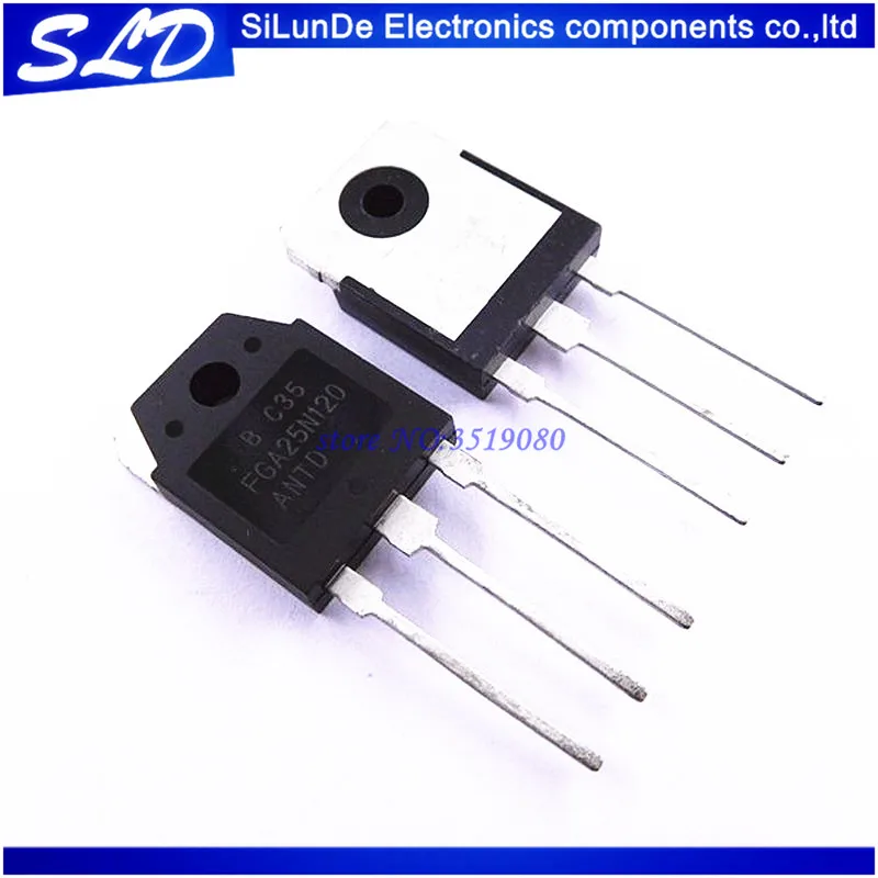 

5pcs/lot FGA25N120ANTD FGA25N120 25N120 TO-3P 1200V NPT Trench IGBT FGA25N120ANTDTU