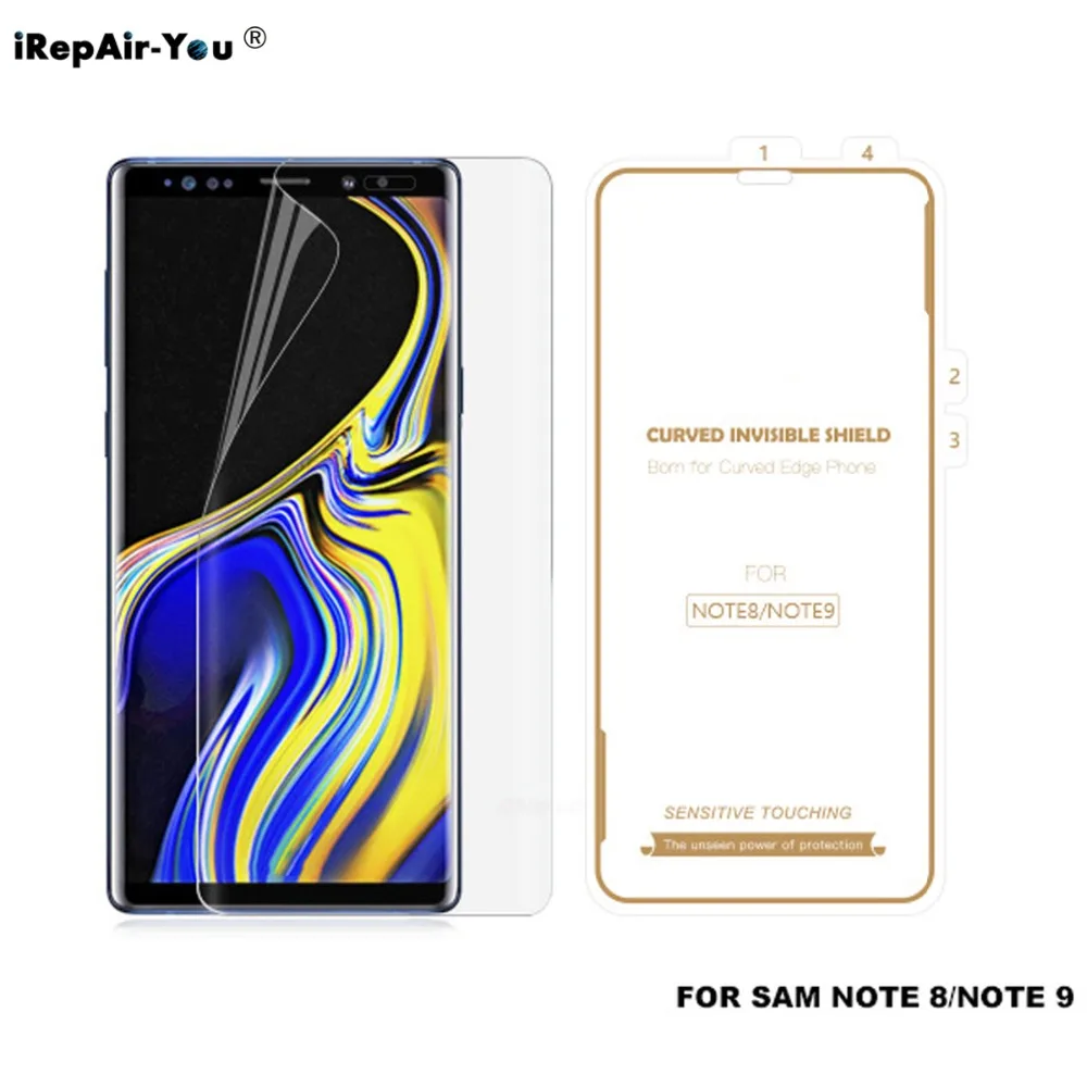 Нано-пленка изогнутая невидимая защитная пленка из ТПУ для Samsung Galaxy S10 S9 S8 Plus S7 edge