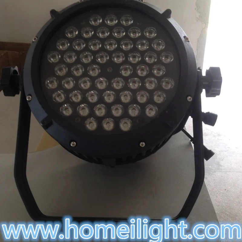 Производитель светодиодных алюминиевых чехлов высокой мощности 3 Вт * 54 шт RGBW