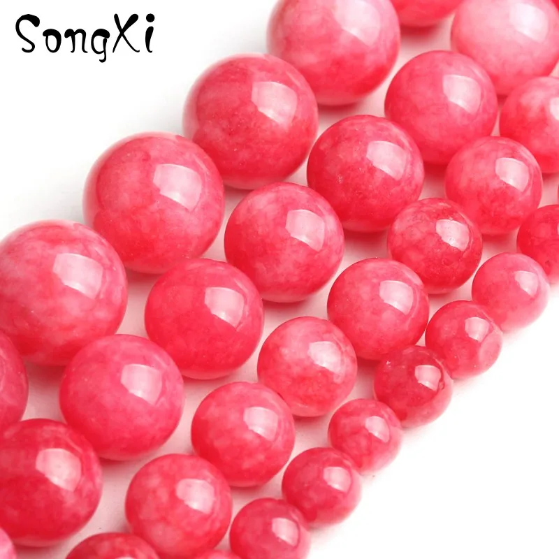 Круглые красные Rhodochrosite для изготовления ювелирных изделий Свободные каменные