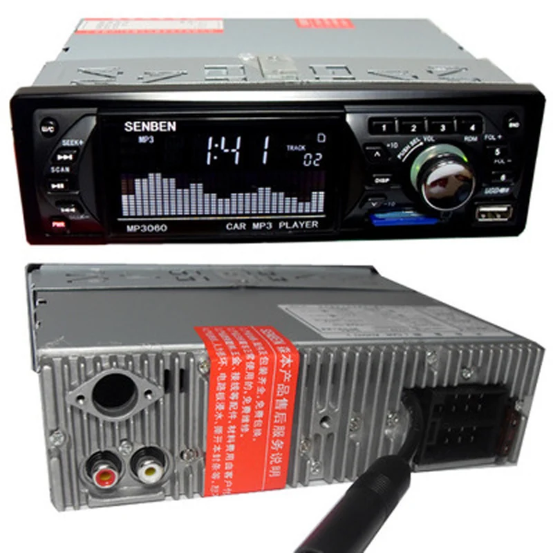 Автомагнитола с Bluetooth 12 В 1 Din FM Aux вход SD USB MP3 MMC WMA|Автомобильные радиоприемники| |